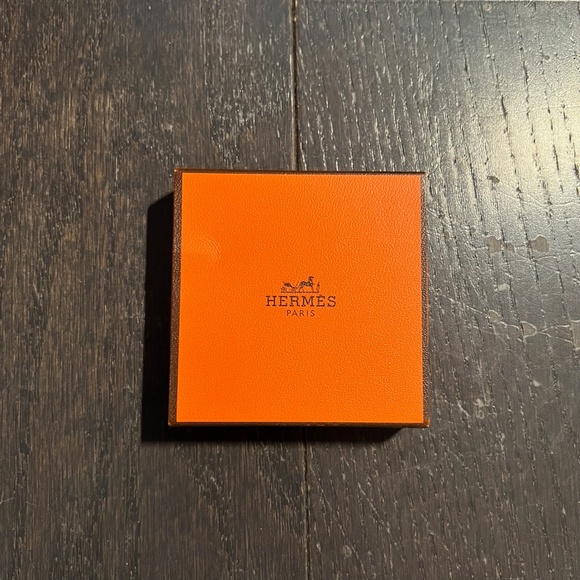 Hermes small empty box jewelry case decoration storage orange - Picture 2 of 9